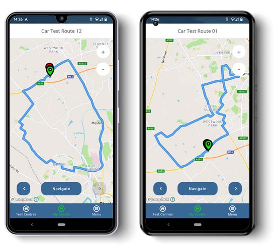 DMV driving test routes Princeton SOS